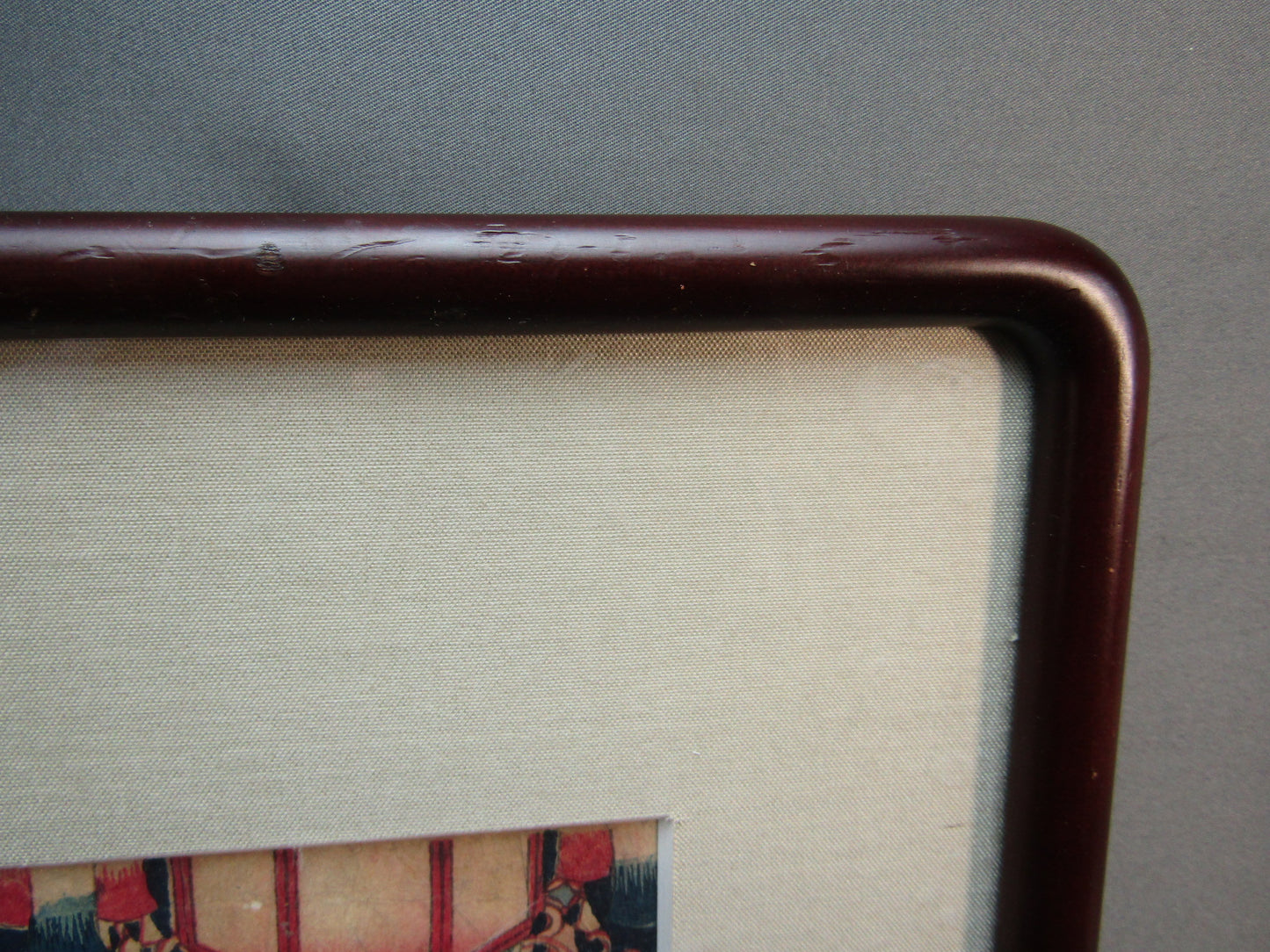 "Takamiyama Daigoroh Sumo wrestler" Ōkō Kuniteru Framed woodblock print