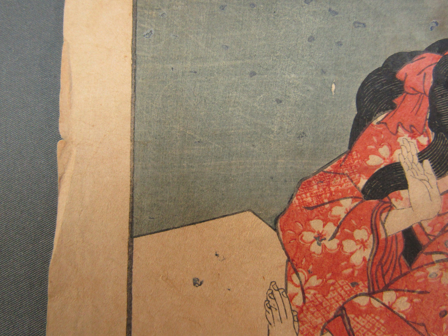 "Yaoya Oshichi" from the series Matches for Thirty-six selected poems Kunisada Woodblock print